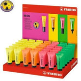 Expositor 42 Marcador Stabilo Fluorescente Neon | Stabilo | Pack 42 Unidades